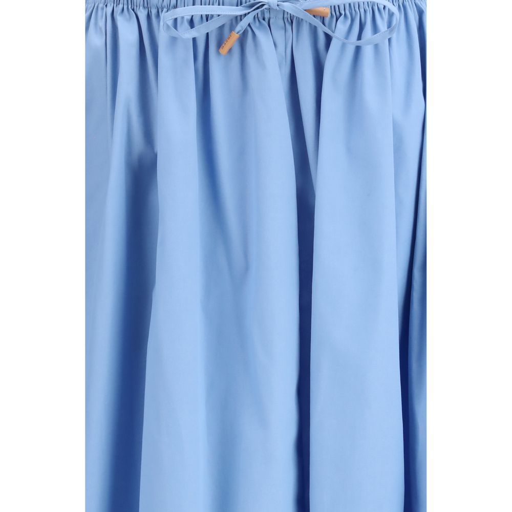 Marni 100% Cotton skirt in blue — view 3