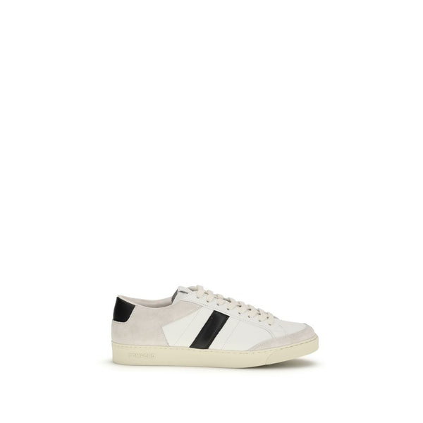 Tom Ford Upper 100% Calf Leather Bos Taurus sneaker in white