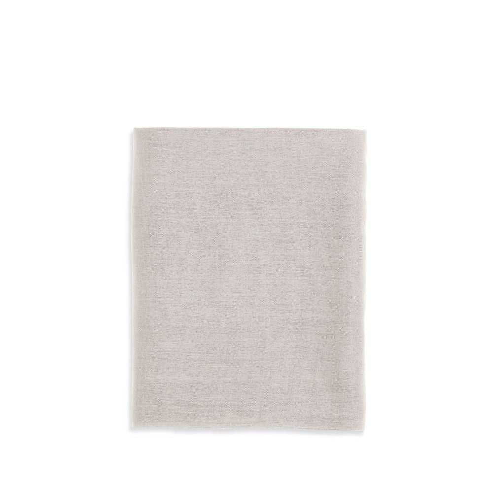 Brunello Cucinelli 55% Cashmere scarf in beige