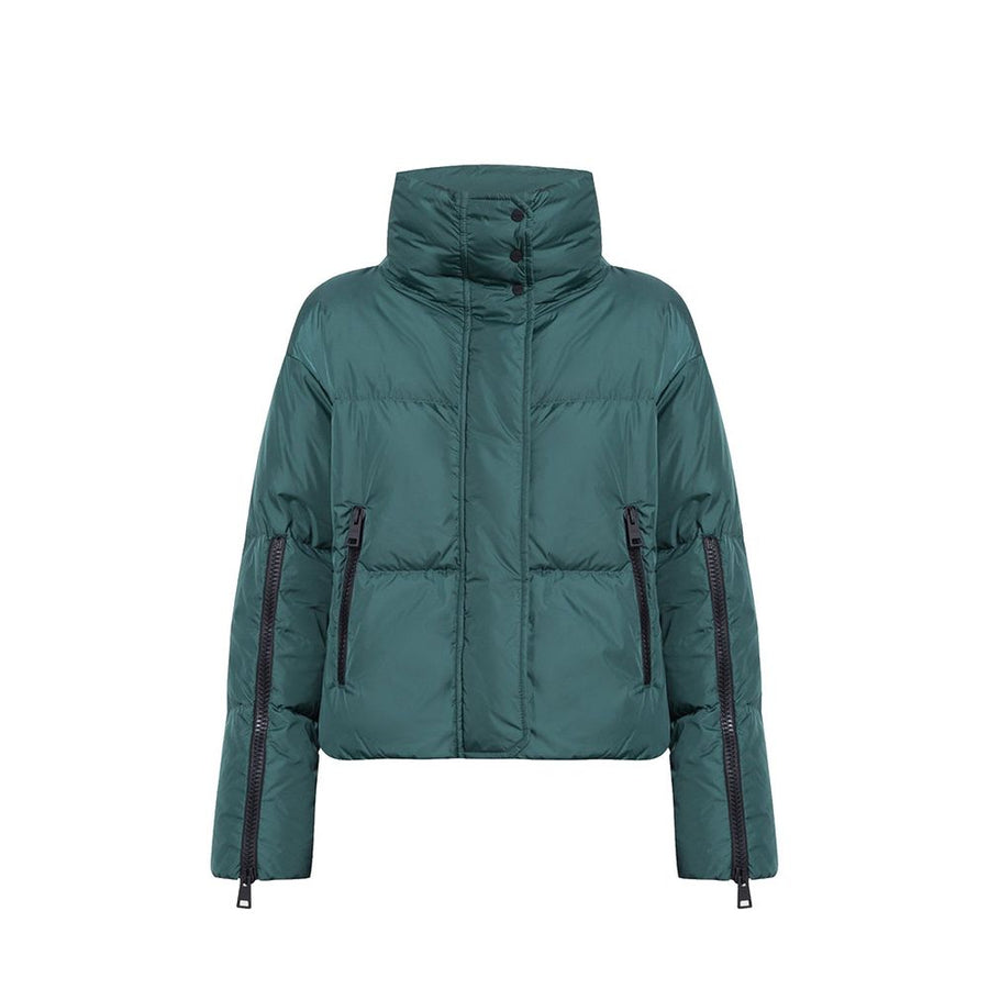 Herno 100% Polyamide shell down jacket in green
