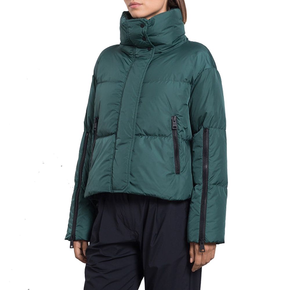 Herno 100% Polyamide shell down jacket in green — view 2