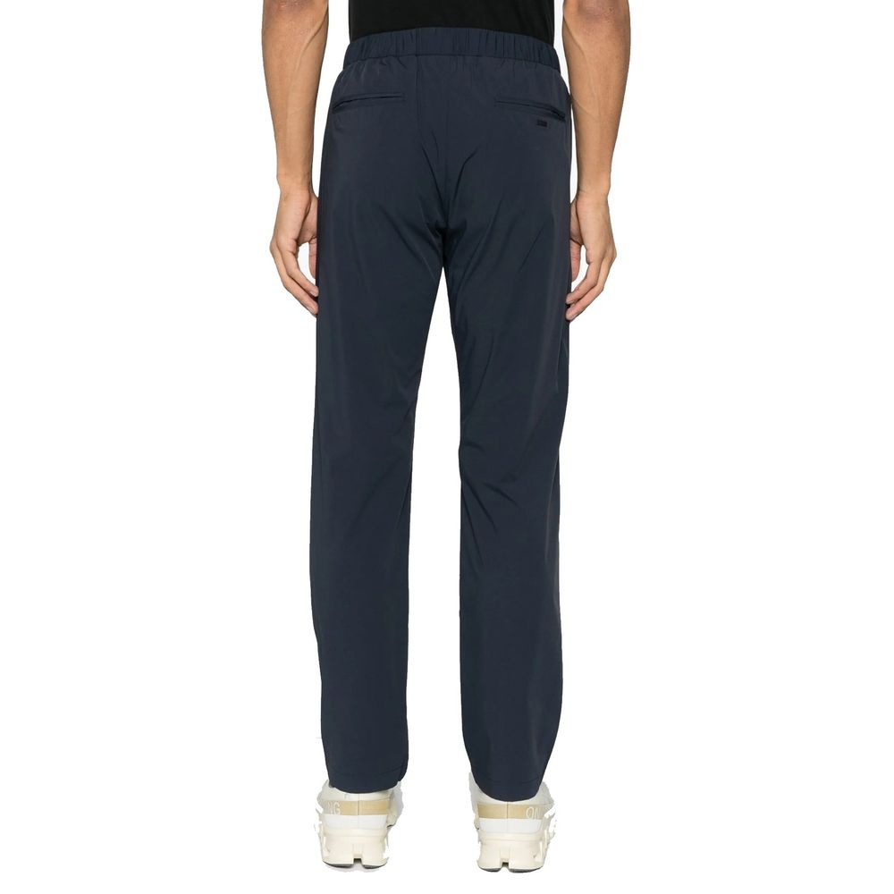Herno 89% Polyester trousers in navy — view 3