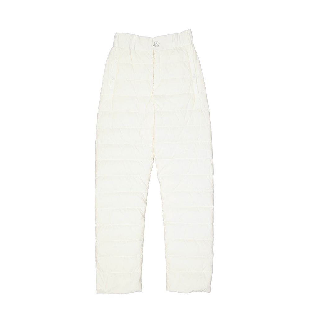 Herno 100% Polyamide trousers in white