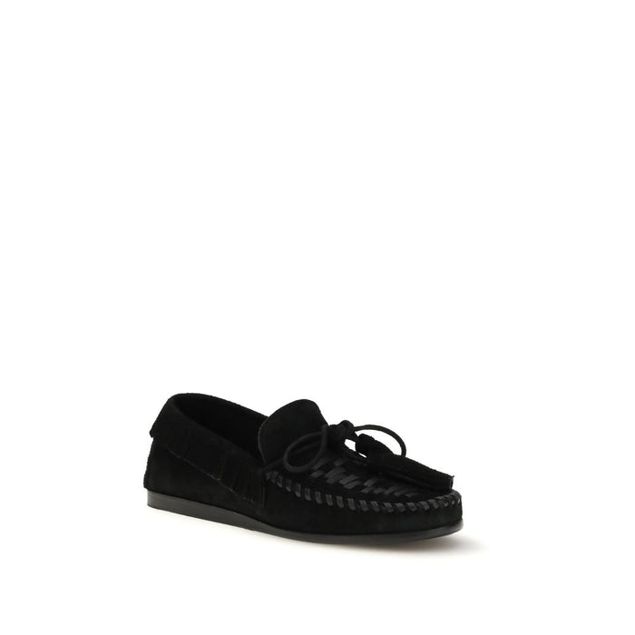 Isabel Marant 100% Calf Leather Bos Taurus loafers in black — view 2