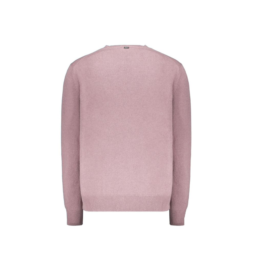 Herno 100% Cashmere sweater in pink — view 2