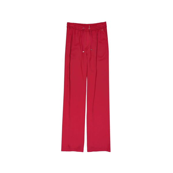 Herno 71% Acetate trousers in red