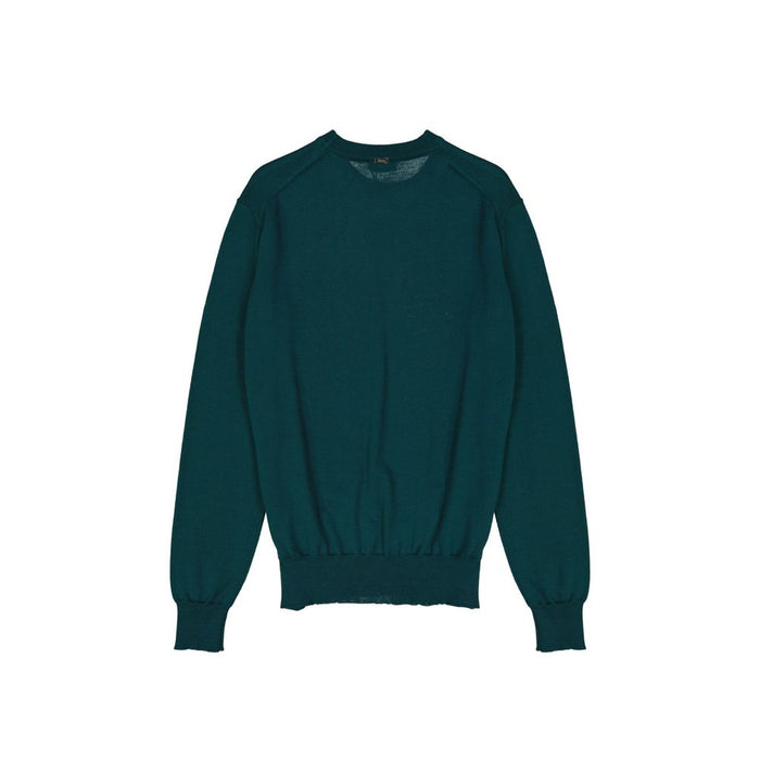 Herno 100% Virgin wool sweater in green — view 2