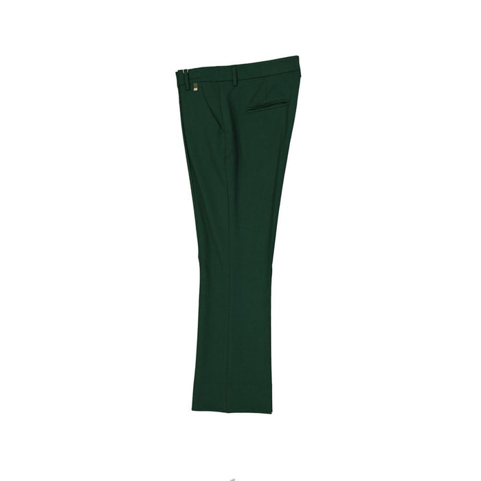 Herno 4% Elastane trousers in green — view 2