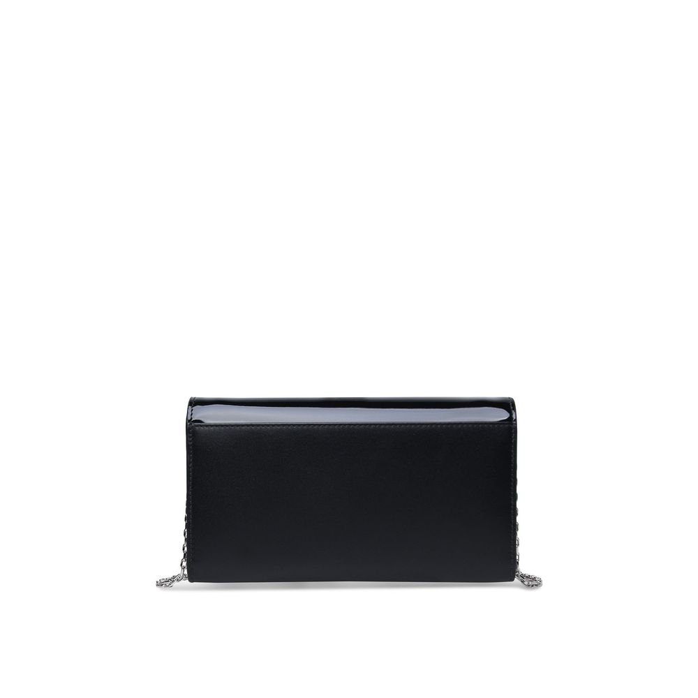 Maison Margiela 100% calf leather wallet in black — view 3