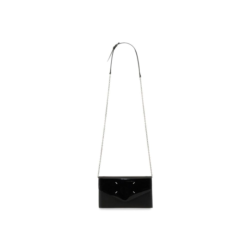 Maison Margiela 100% calf leather wallet in black — view 4