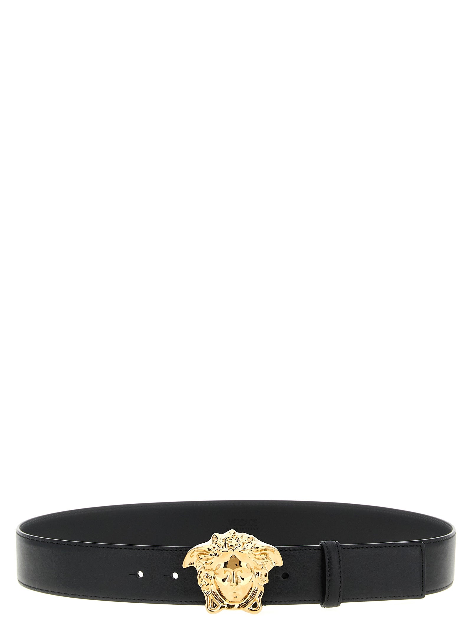 Medusa belt Black Calfskin Leather (bos Taurus)