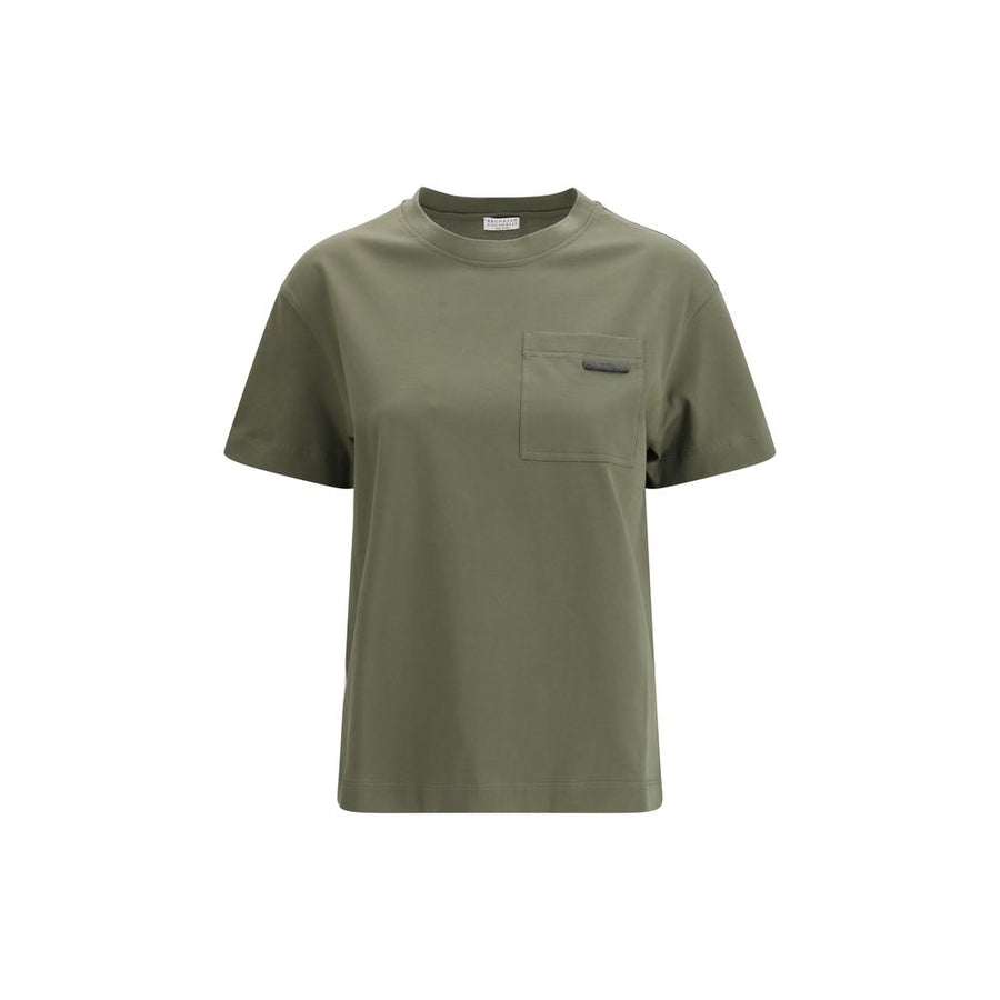 Brunello Cucinelli 100% Cotton t-shirt in green