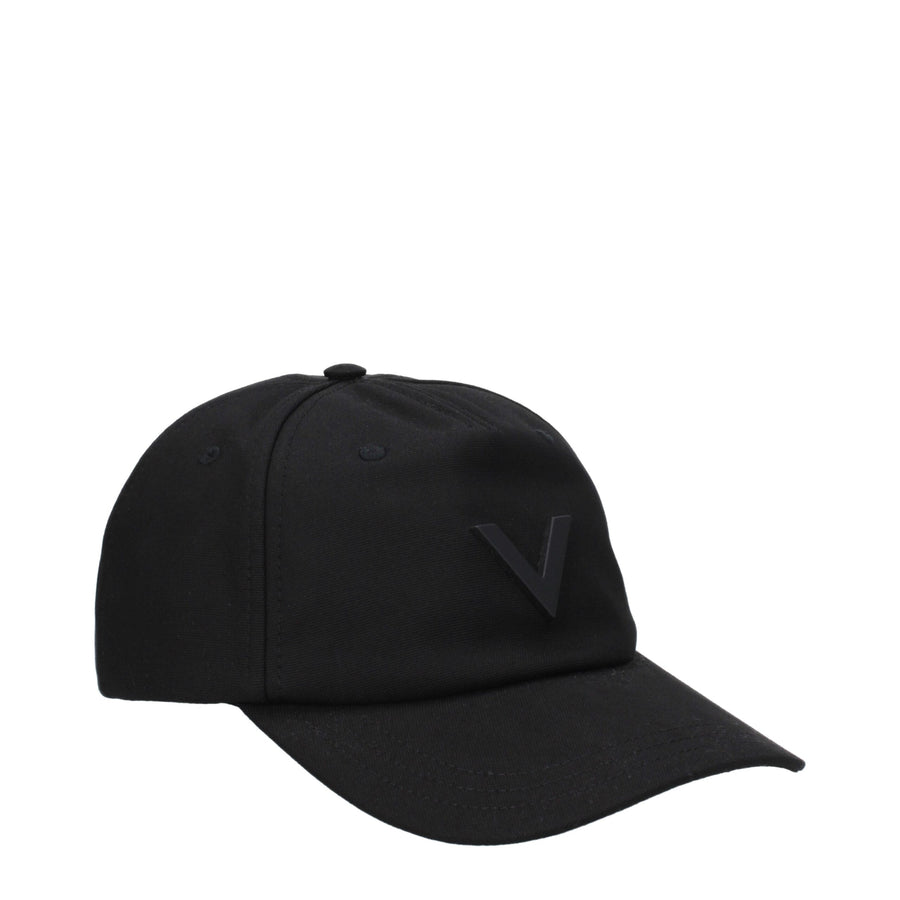Valentino Garavani VA9283238330633BT 98% Cotton baseball cap in black