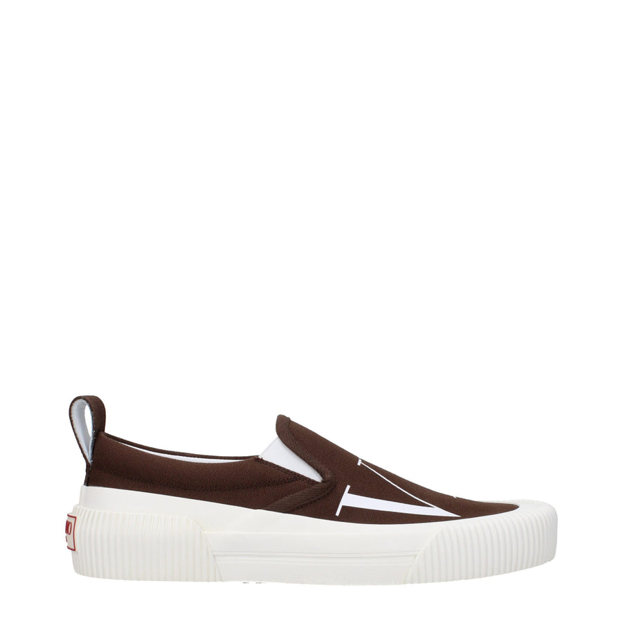 Valentino Garavani slip-on loafer in brown