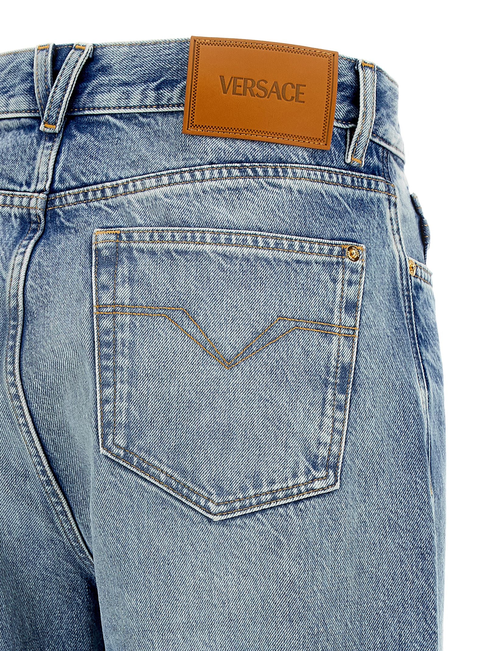 Medusa Biggie jeans Blue Cotton