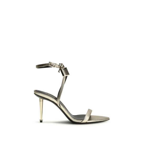 Tom Ford 100% Calf Leather Bos Taurus sandal in gold