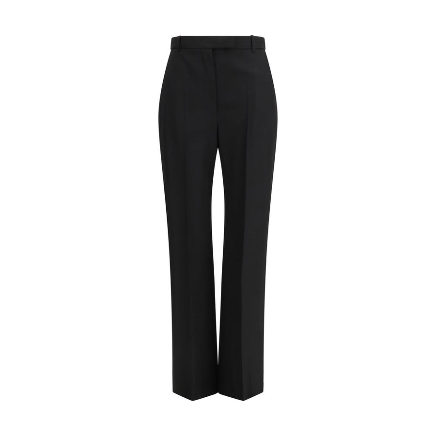 Alexander McQueen 100% Wool Ovis Aries trousers in black