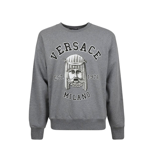 Versace 100% Cotton sweatshirt in gray