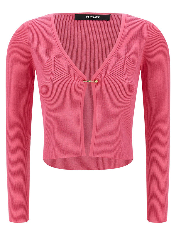 Versace Safety Pin Cardigan