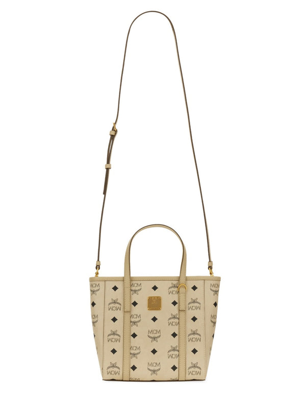 Toni Mini Shopper Bag Beige Polyurethane Handbags
