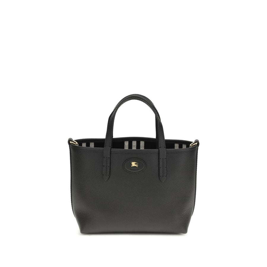 Burberry 100% Calf Leather Bos Taurus tote bag in black