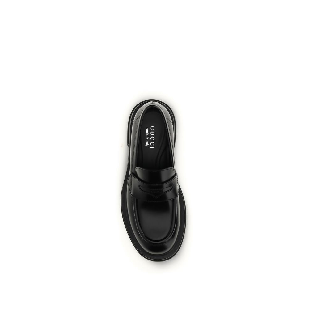 Gucci 100% Calf Leather Bos Taurus loafer in black — view 4
