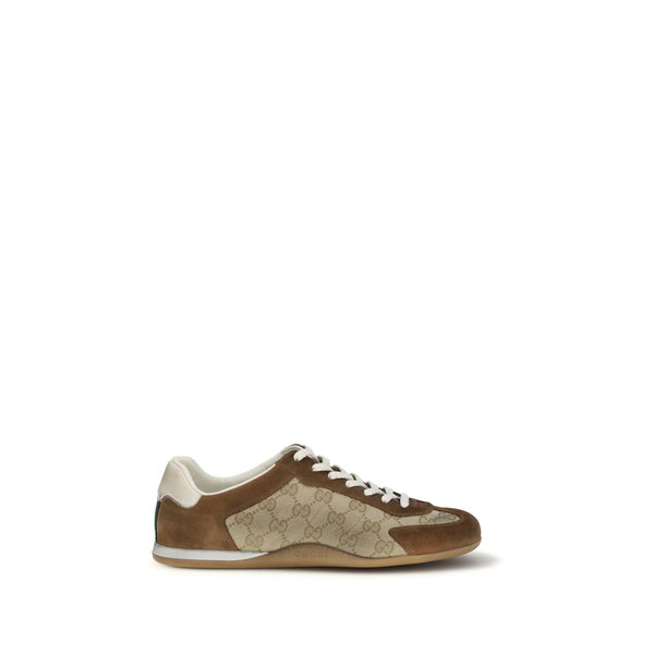 Gucci Upper 50% Calf Leather Bos Taurus sneaker in brown
