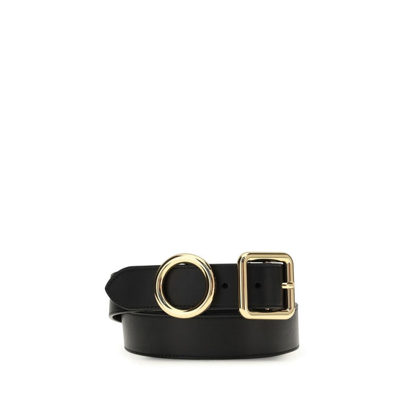 Jacquemus 100% Calf Leather Bos Taurus belt in black
