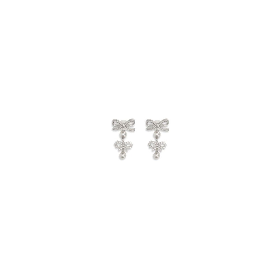Self-Portrait 100% Brass earrings in silver
