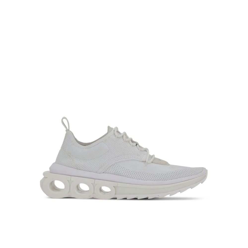 Ferragamo 100% Nylon upper sneaker in white