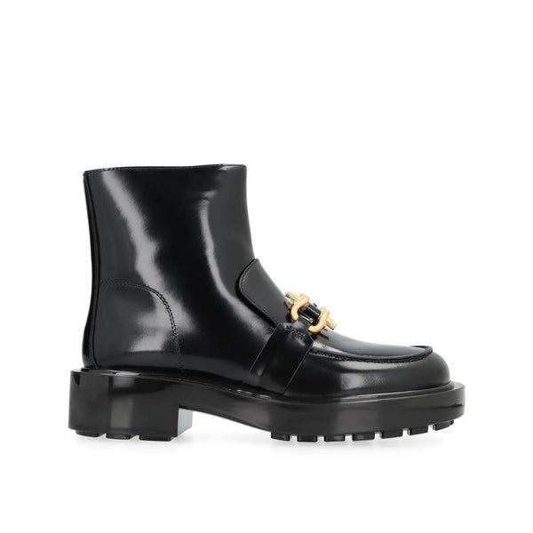 Bottega Veneta 100% calf leather (upper) ankle boot in black