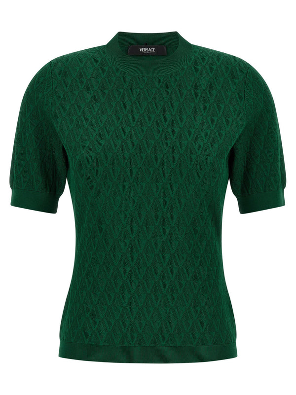 Versace V-pattern T-shirt