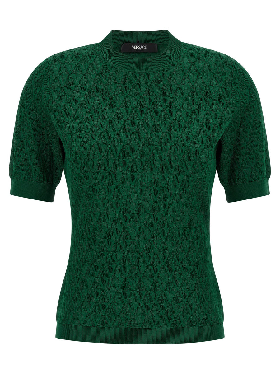 Versace V-pattern T-shirt