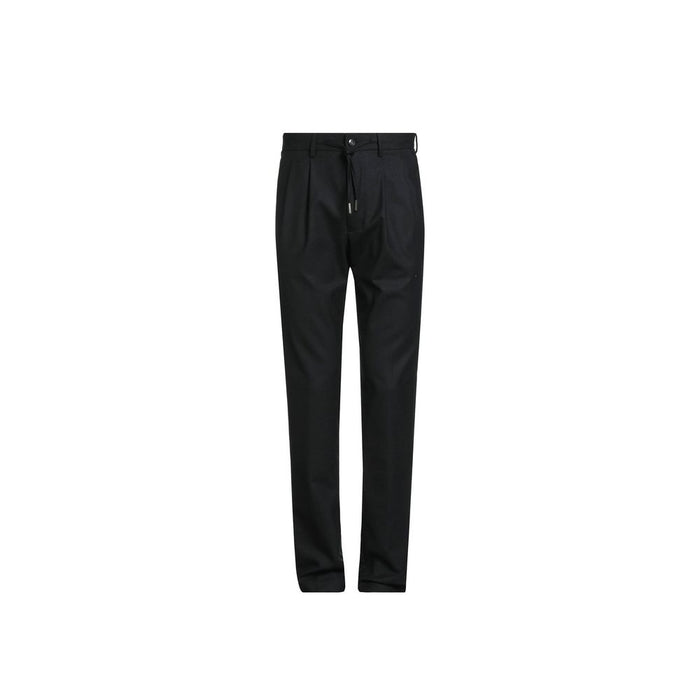Herno 89% Polyester trousers in black