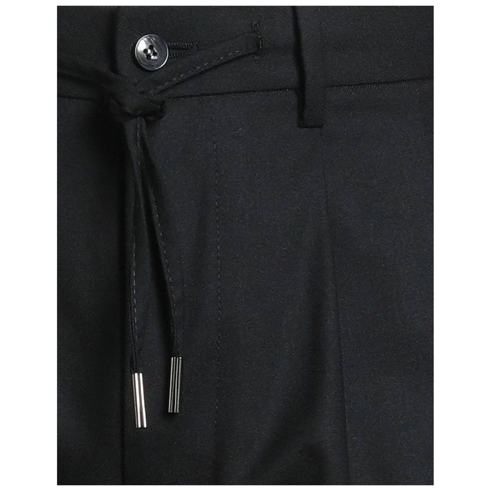 Herno 89% Polyester trousers in black — view 4