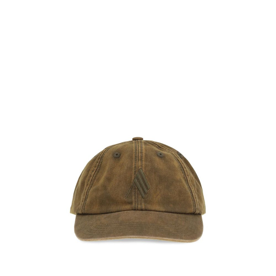 The Attico TH260WAC00041CCC131EM081BB 100% Cotton baseball cap in brown