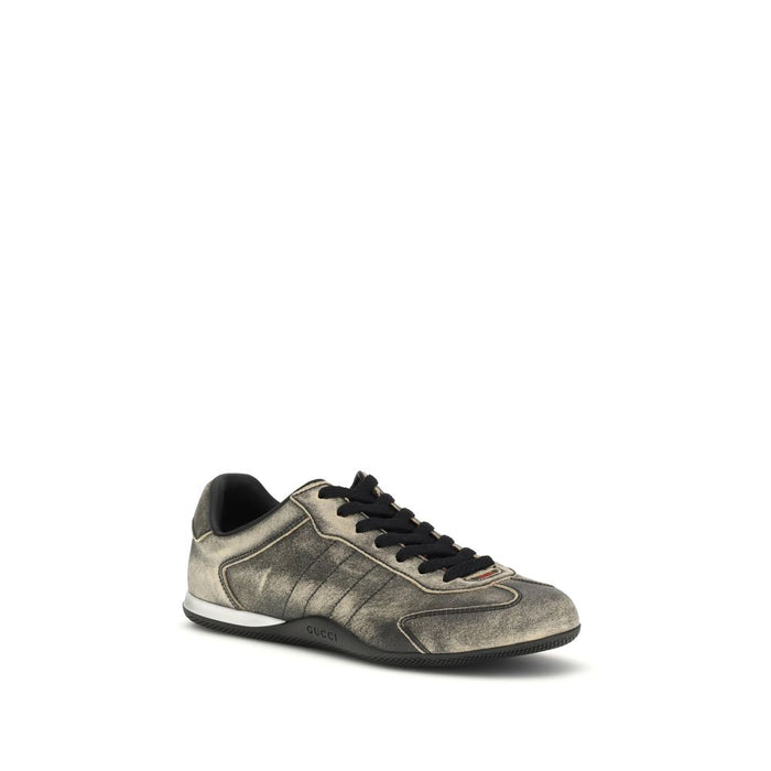 Gucci Upper: 100% Calf Leather Bos Taurus; Sole: 100% Rubber sneaker in black — view 2