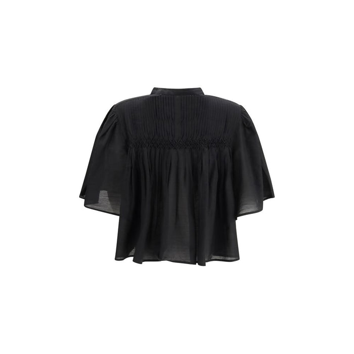 Marant Etoile 100% Cotton blouse in black — view 2