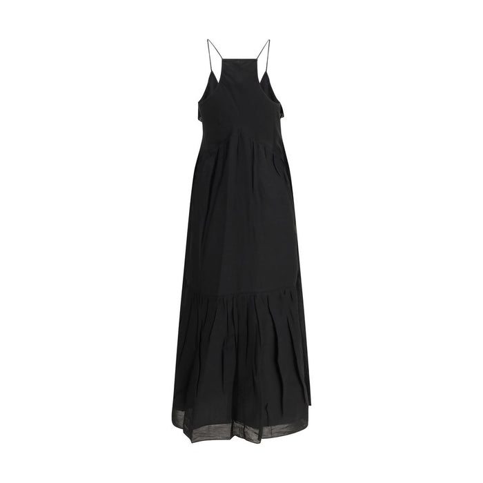 Marant Etoile 80% Cotton dress in black — view 2