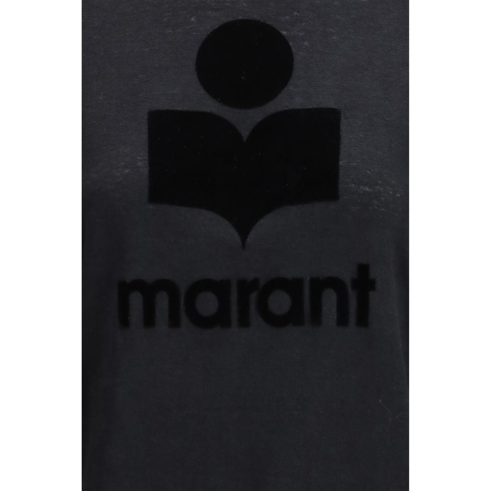 Marant Etoile 100% Linen sweatshirt in black — view 3