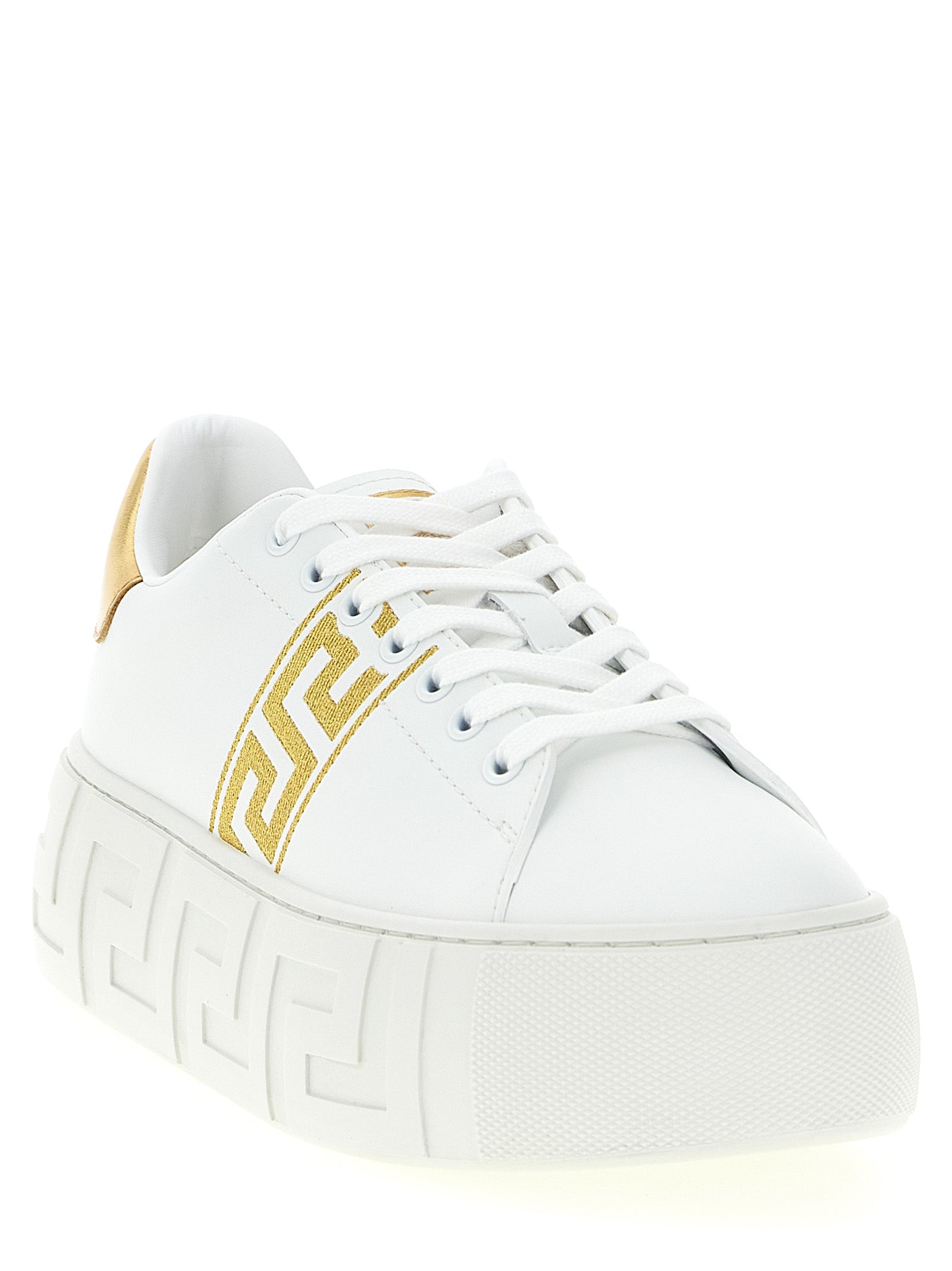 La Greca sneakers Gold Nylon