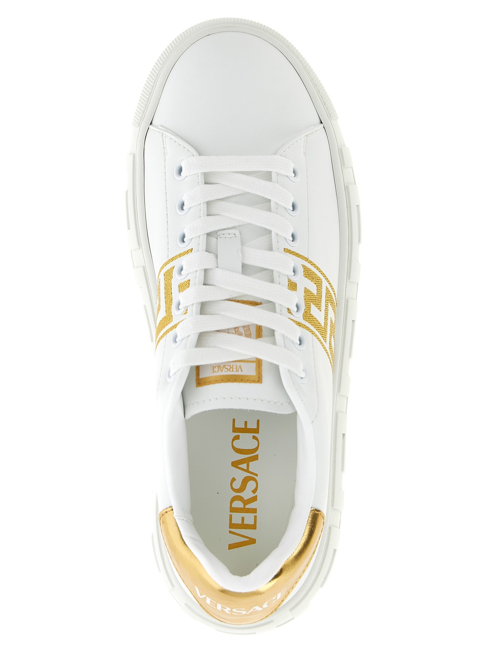 La Greca sneakers Gold Nylon