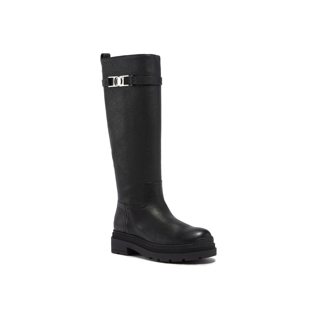 Ferragamo boot in black — view 2
