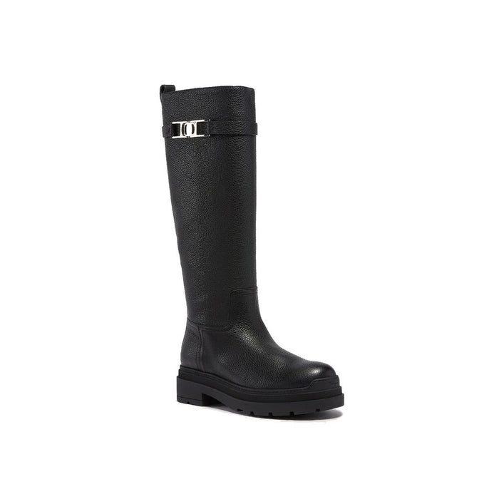 Ferragamo boot in black — view 2