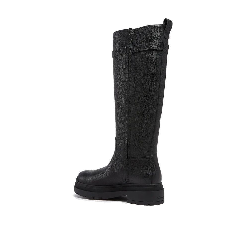Ferragamo boot in black — view 3