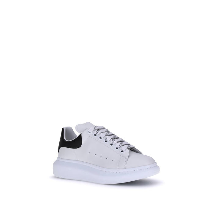 Alexander McQueen UPPER 100% Calf Leather Bos Taurus sneaker in white — view 2