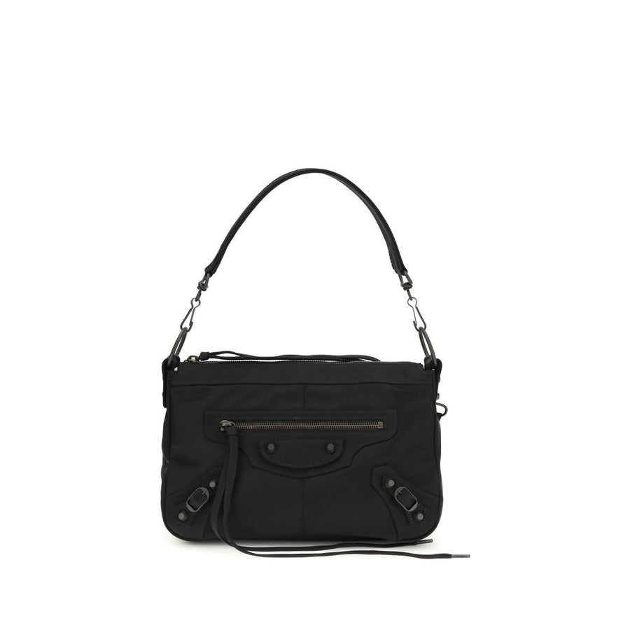 Balenciaga 50% Polyamide shoulder bag in black