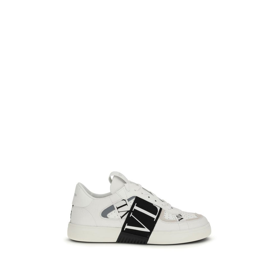 Valentino Garavani Upper: 100% Calf Suede sneaker in white