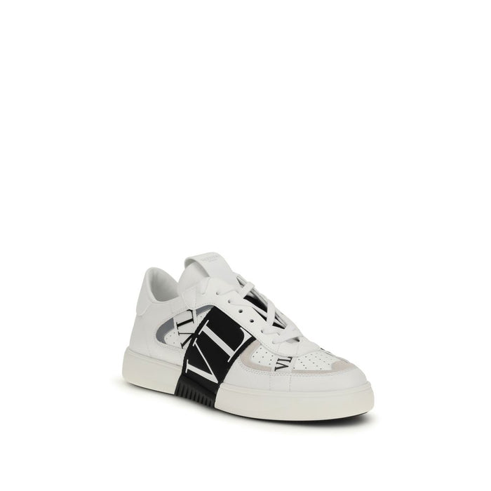 Valentino Garavani Upper: 100% Calf Suede sneaker in white — view 2