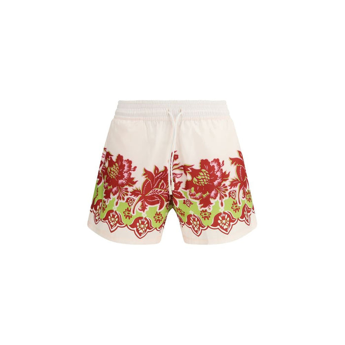 Etro 100% Polyester shorts in white